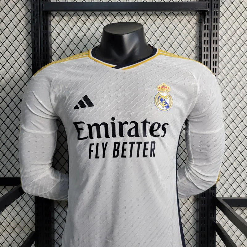 2023/2024 Player Version Long Sleeve Real Madrid Home