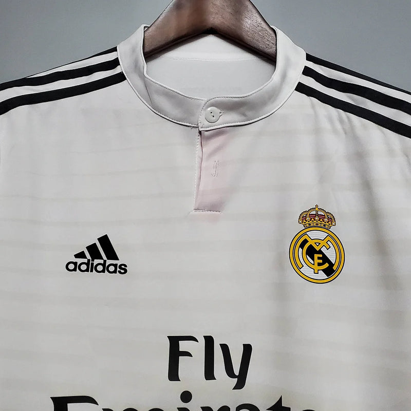 Retro Long Sleeve 2014/2015 Real Madrid Home