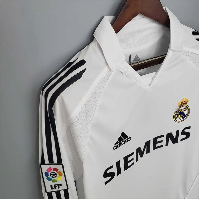 2005/2006 Retro Long Sleeve Real Madrid Away Football Shirt