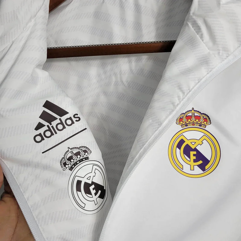 2023/2024 Real Madrid Reversible Windbreaker White