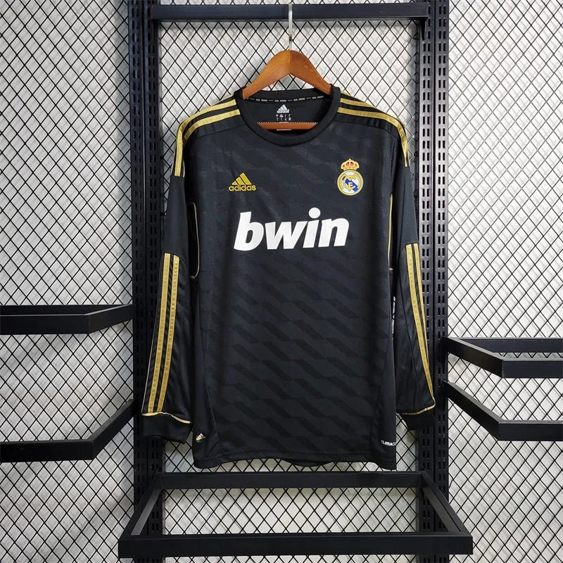 2011/2012 Long Sleeve Retro Real Madrid Away Football Shirt