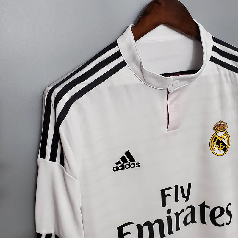 Retro Long Sleeve 2014/2015 Real Madrid Home