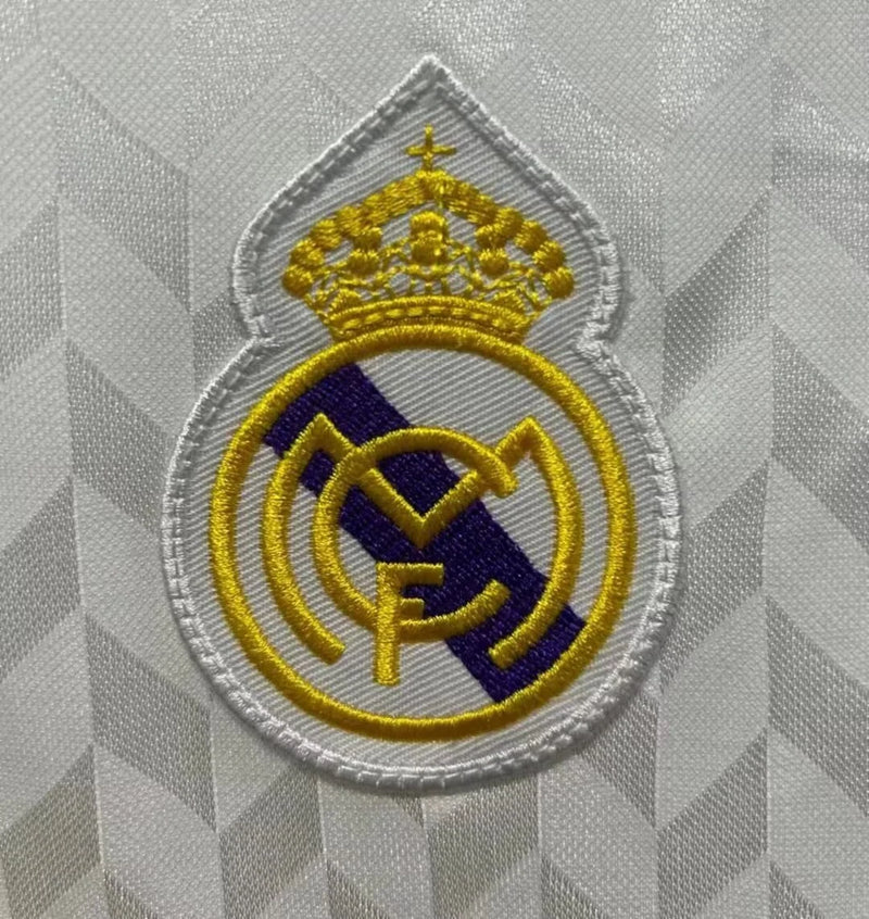 1986/1987 Retro Real Madrid Home Football Shirt 1:1 Thai Quality