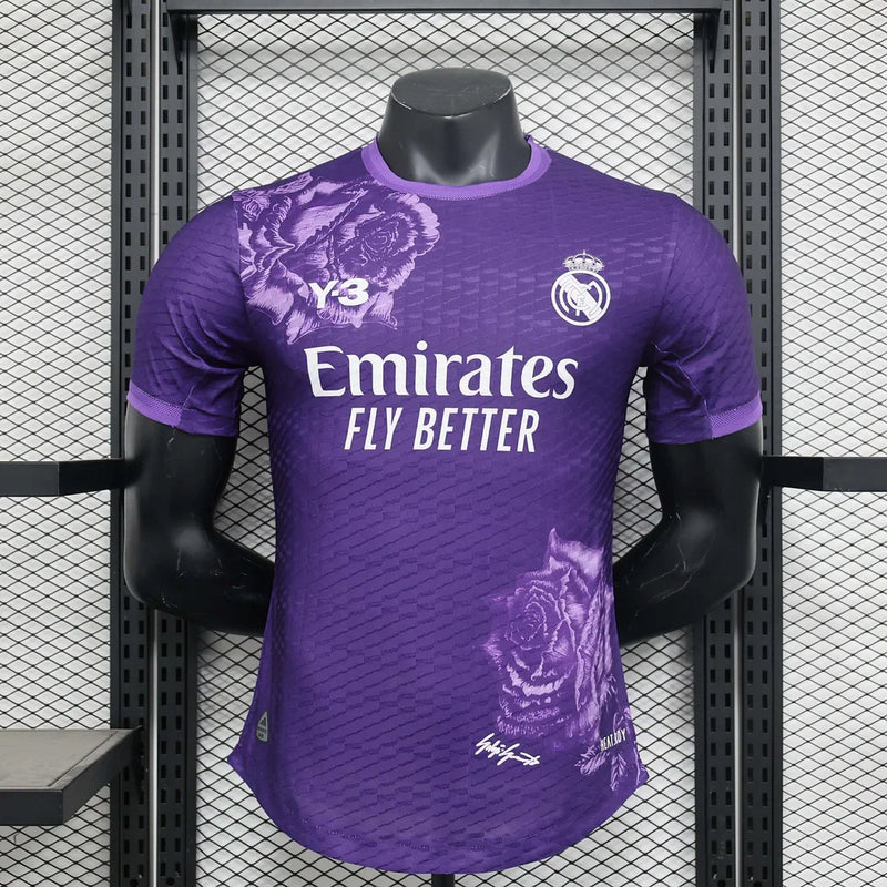 2023/2024 Player Version Real Madrid Y-3 Special Edition Purple Football Shirt