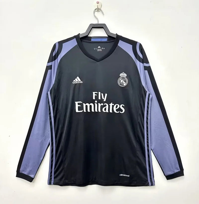 2016/2017 Retro Long Sleeve Real Madrid Third Away